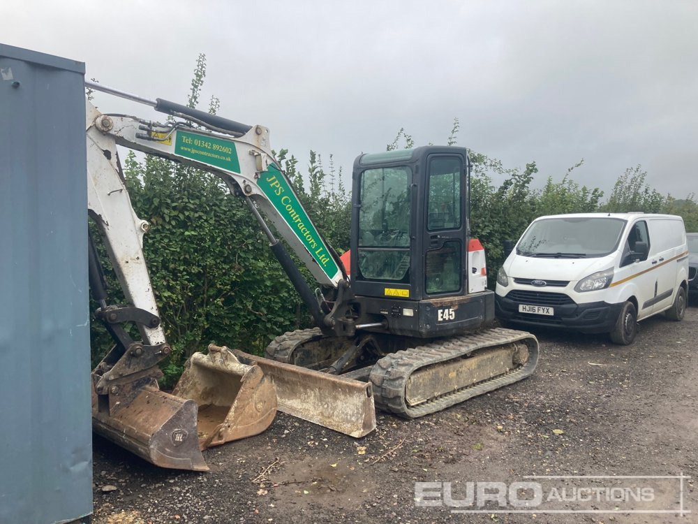2011 Bobcat E45 - Ekskavator mini: gambar 1 2011 Bobcat E45 - Ekskavator mini: gambar 1