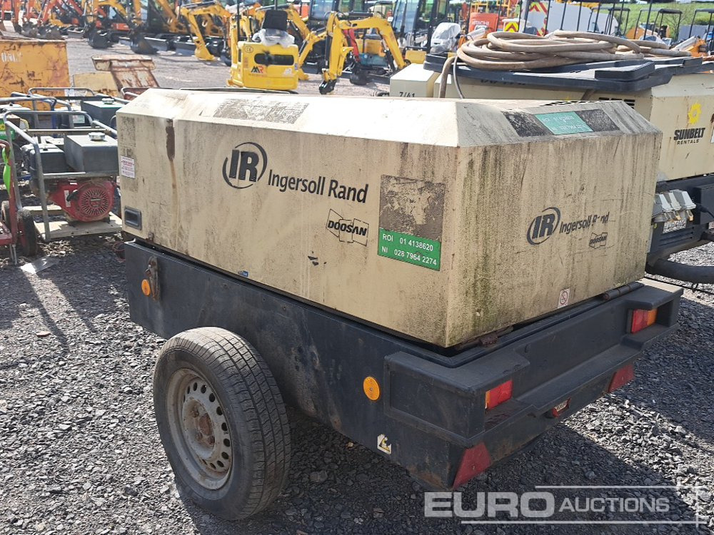 2011 Doosan 7/26E Single Axle Diesel Compressor/Generator, Yanmar Engine - Kompresor udara: gambar 3 2011 Doosan 7/26E Single Axle Diesel Compressor/Generator, Yanmar Engine - Kompresor udara: gambar 3