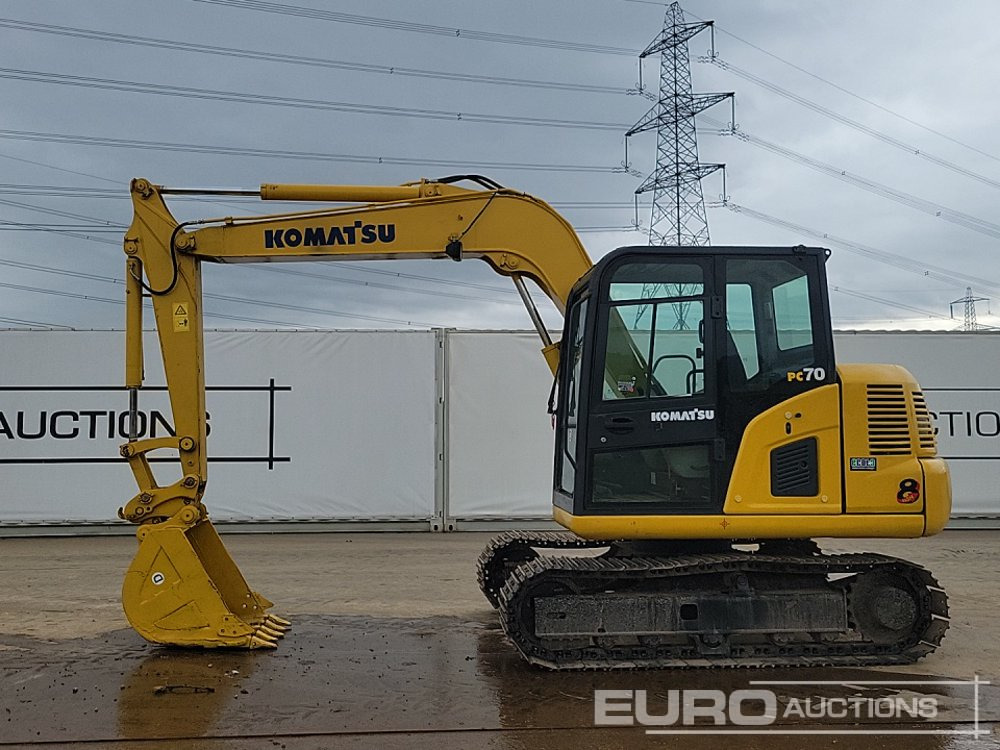 2011 Komatsu PC70-8 - Ekskavator mini: gambar 2 2011 Komatsu PC70-8 - Ekskavator mini: gambar 2
