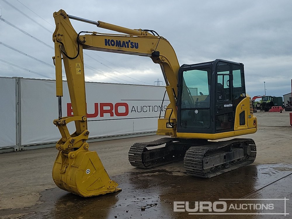 2011 Komatsu PC70-8 - Ekskavator mini: gambar 1 2011 Komatsu PC70-8 - Ekskavator mini: gambar 1