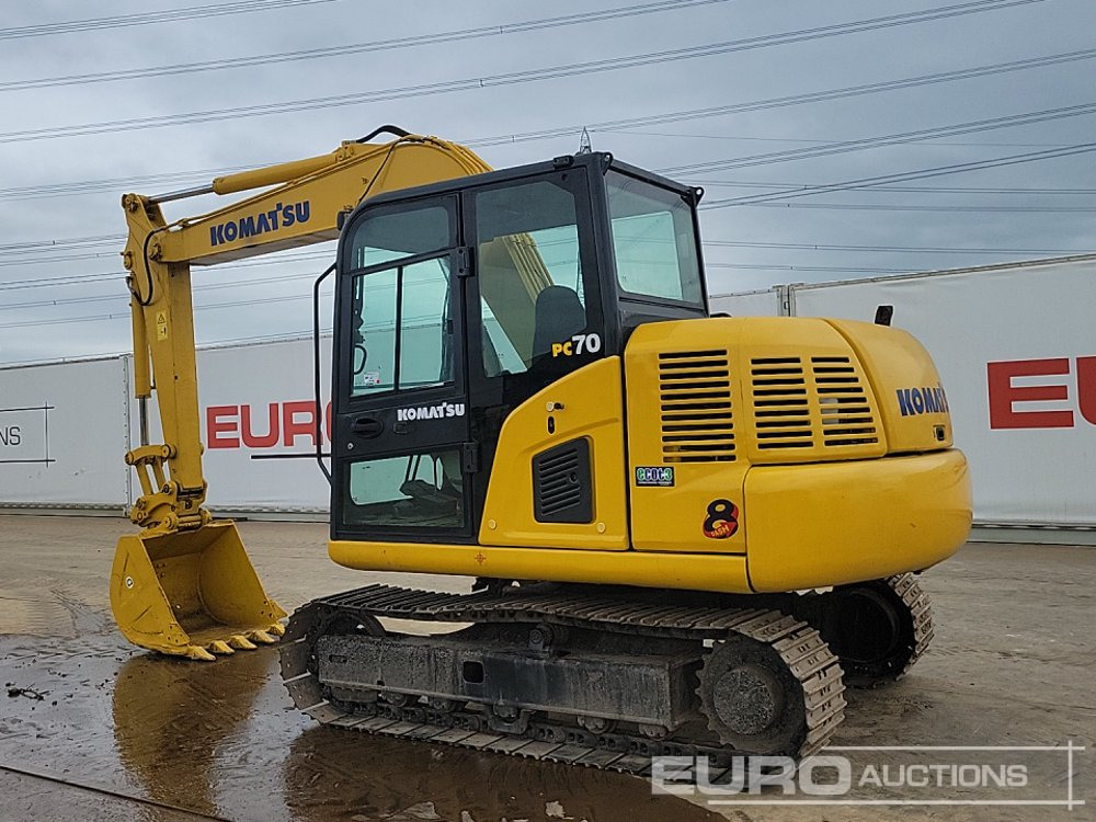 2011 Komatsu PC70-8 - Ekskavator mini: gambar 3 2011 Komatsu PC70-8 - Ekskavator mini: gambar 3