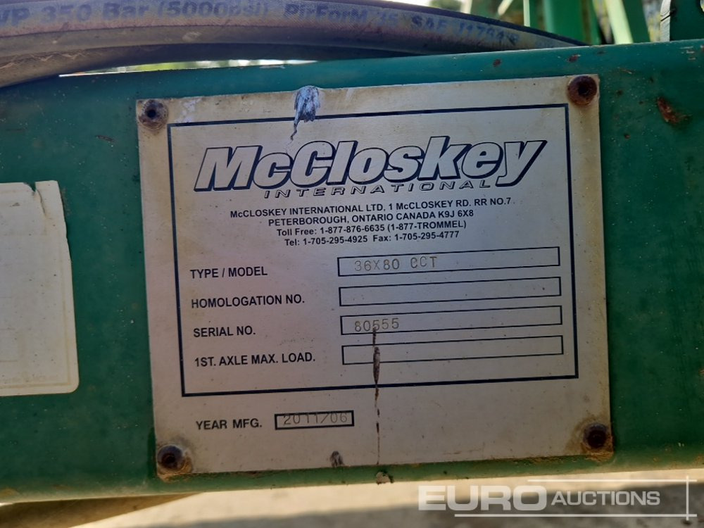 Konveyor 2011 McCloskey ST80: gambar 32