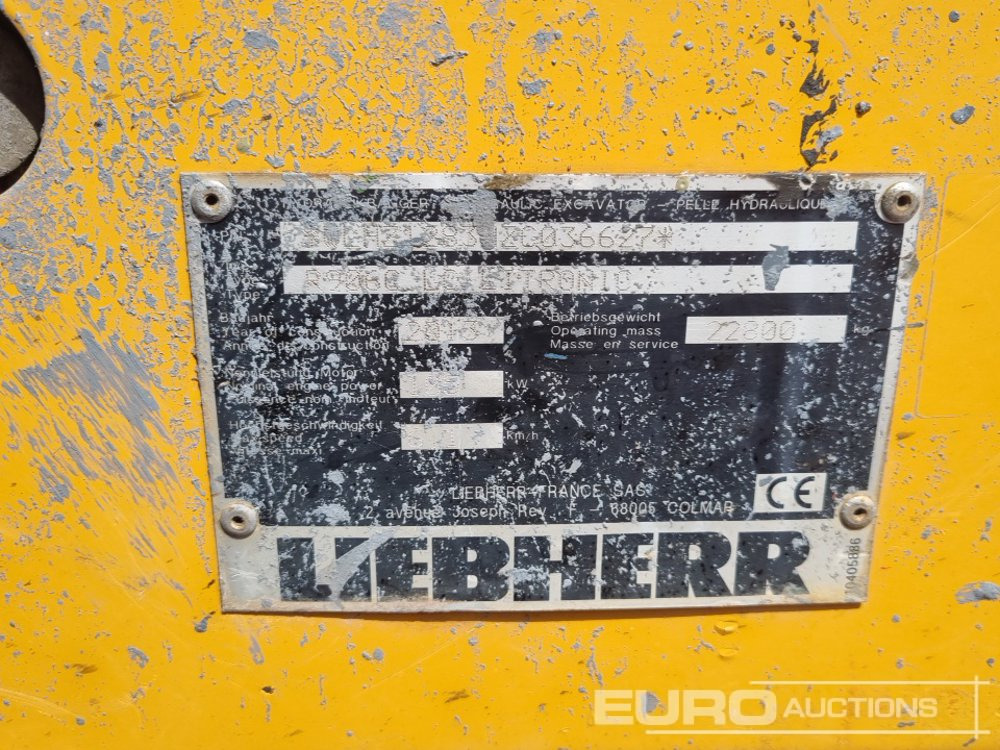 Ekskavator perayap 2013 Liebherr R906C LC LITRONIC: gambar 40