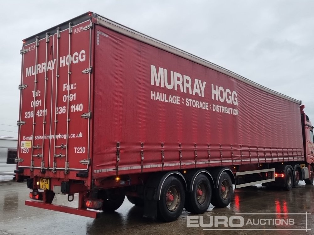 2013 SDC Tri Axle Curtainsider Trailer - Semi-trailer dengan terpal samping: gambar 5 2013 SDC Tri Axle Curtainsider Trailer - Semi-trailer dengan terpal samping: gambar 5
