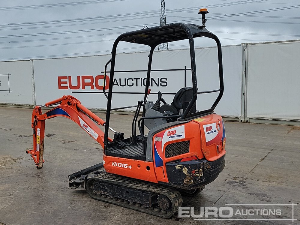 2014 Kubota KX016-4 - Ekskavator mini: gambar 3 2014 Kubota KX016-4 - Ekskavator mini: gambar 3
