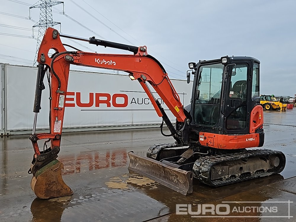 2014 Kubota U48-4 - Ekskavator mini: gambar 1 2014 Kubota U48-4 - Ekskavator mini: gambar 1
