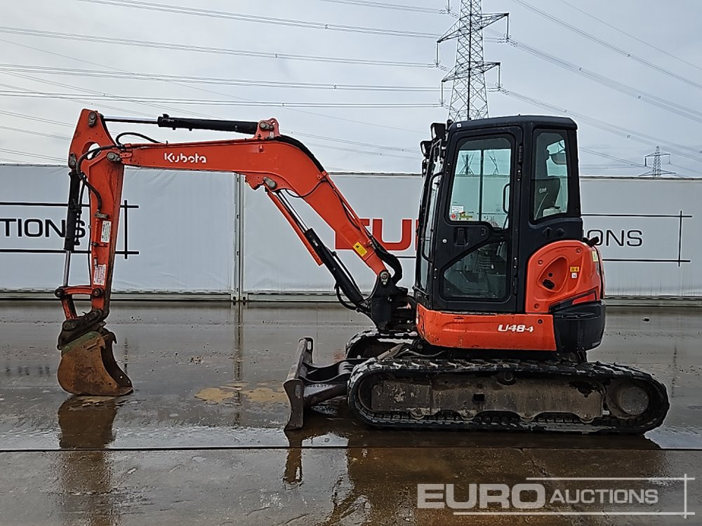 2014 Kubota U48-4 - Ekskavator mini: gambar 2 2014 Kubota U48-4 - Ekskavator mini: gambar 2