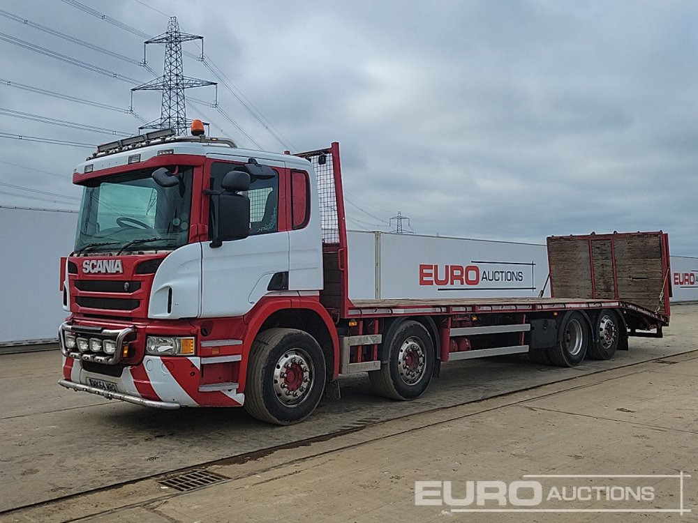 2014 Scania P410 - Truk flatbed: gambar 1 2014 Scania P410 - Truk flatbed: gambar 1