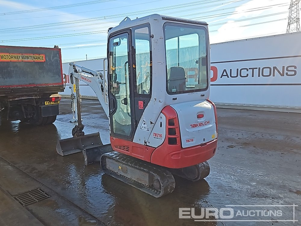2014 Takeuchi TB216 - Ekskavator mini: gambar 3 2014 Takeuchi TB216 - Ekskavator mini: gambar 3