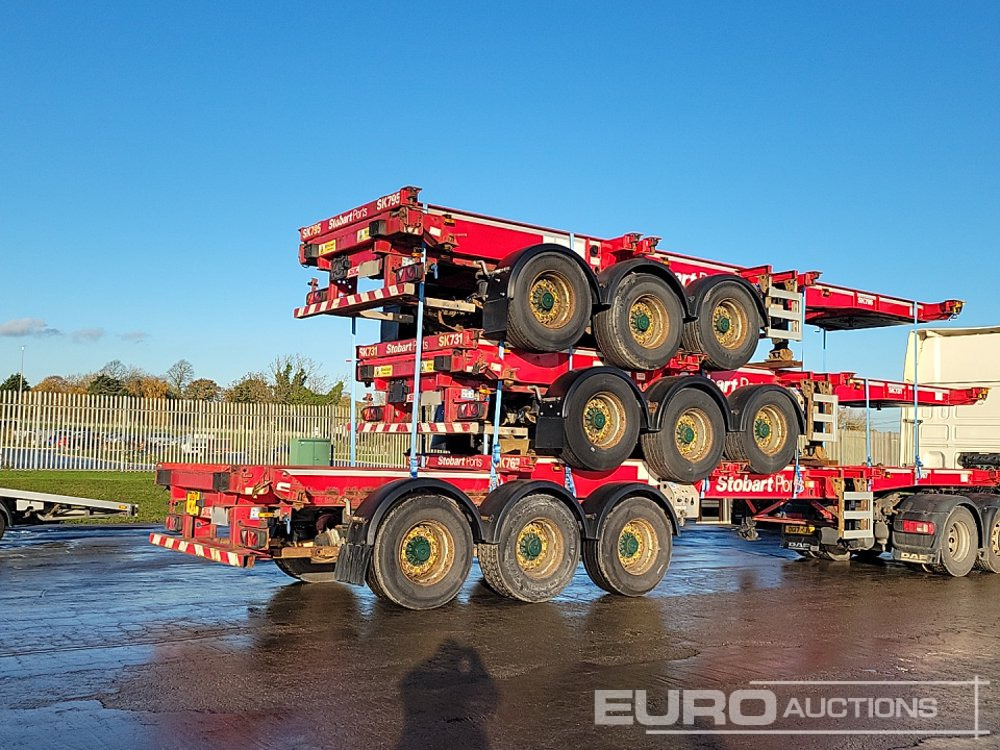 2015 SDC Tri Axle Sliding Skeletal Trailer (3 of) - Semi-trailer flatbed: gambar 5 2015 SDC Tri Axle Sliding Skeletal Trailer (3 of) - Semi-trailer flatbed: gambar 5