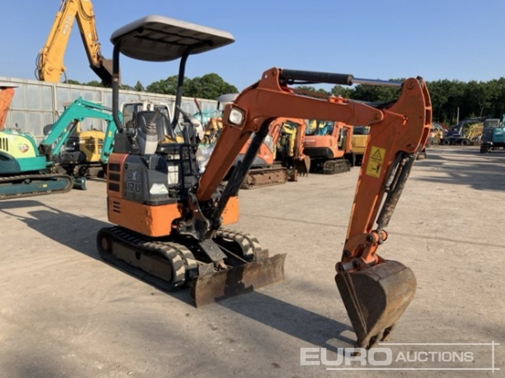 2016 Hitachi ZX17U-5A Rubber Tracks, Blade, Offset, Bucket, Canopy - Ekskavator mini: gambar 2 2016 Hitachi ZX17U-5A Rubber Tracks, Blade, Offset, Bucket, Canopy - Ekskavator mini: gambar 2