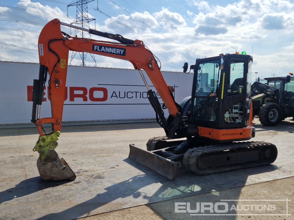 2016 Hitachi ZX55U-5A - Ekskavator mini: gambar 1 2016 Hitachi ZX55U-5A - Ekskavator mini: gambar 1