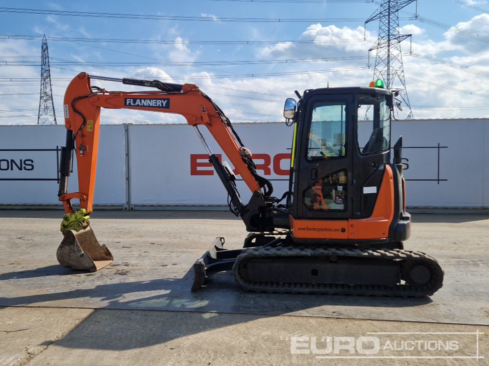 2016 Hitachi ZX55U-5A - Ekskavator mini: gambar 2 2016 Hitachi ZX55U-5A - Ekskavator mini: gambar 2