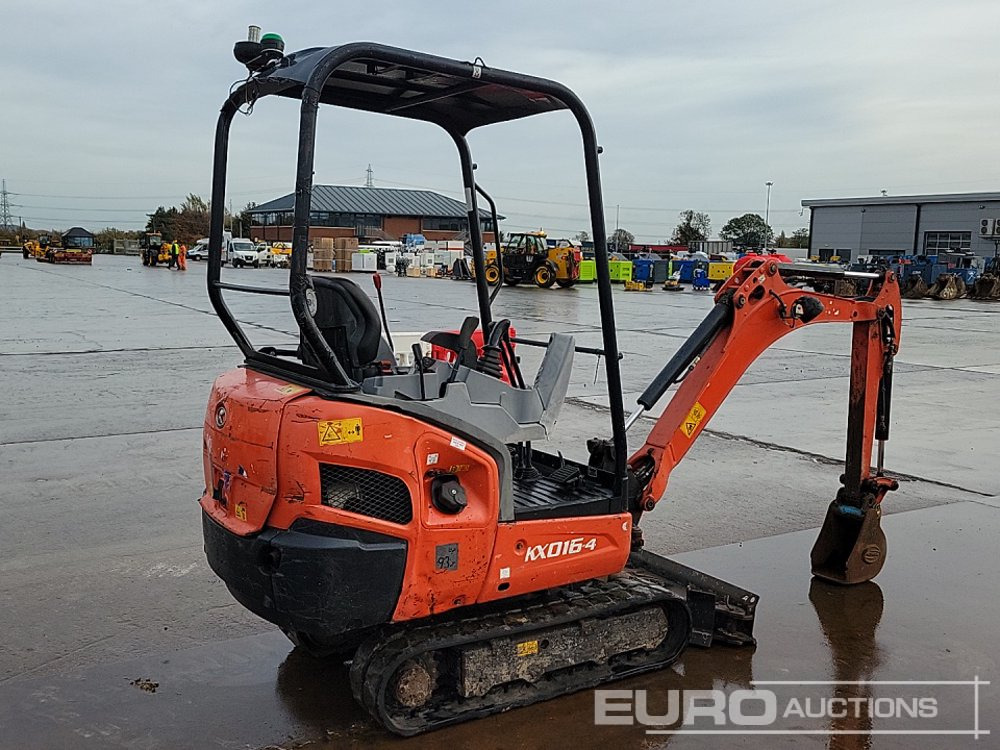 2016 Kubota KX016-4 - Ekskavator mini: gambar 5 2016 Kubota KX016-4 - Ekskavator mini: gambar 5
