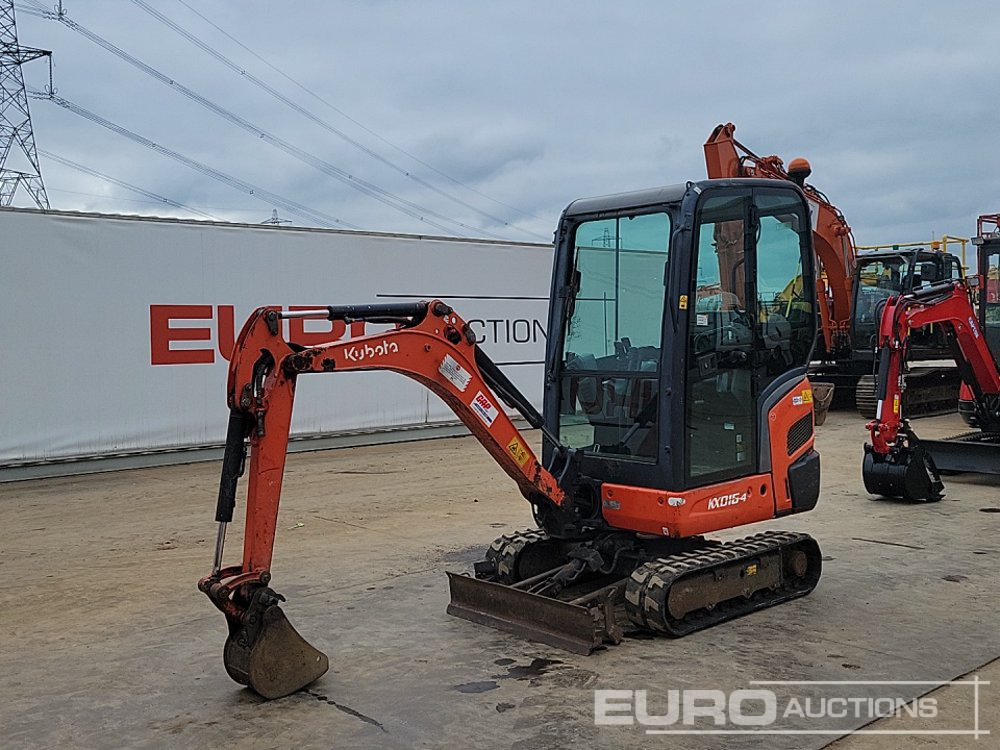 2016 Kubota KX016-4 - Ekskavator mini: gambar 1 2016 Kubota KX016-4 - Ekskavator mini: gambar 1