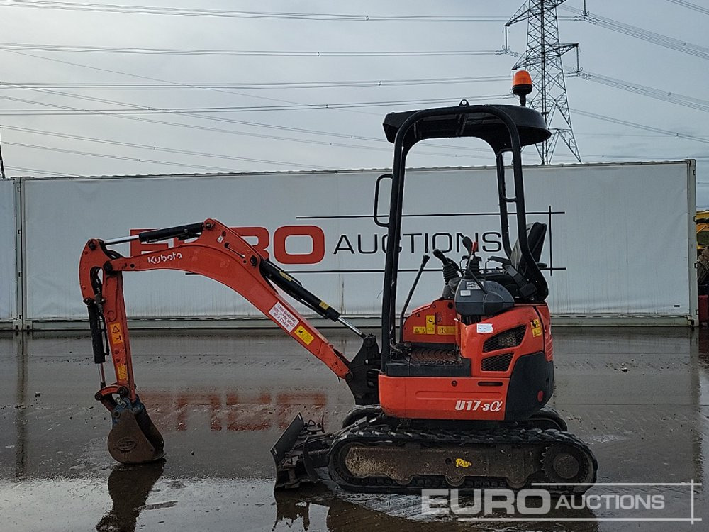 2016 Kubota U17-3A - Ekskavator mini: gambar 2 2016 Kubota U17-3A - Ekskavator mini: gambar 2