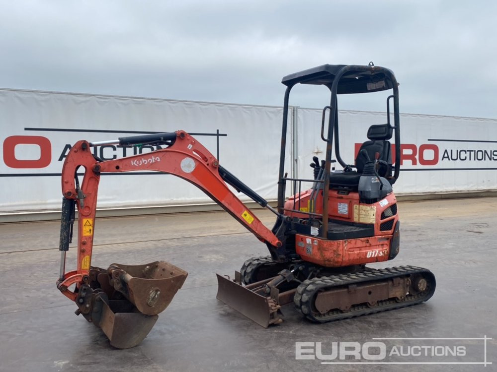 2016 Kubota U17-3CL - Ekskavator mini: gambar 1 2016 Kubota U17-3CL - Ekskavator mini: gambar 1