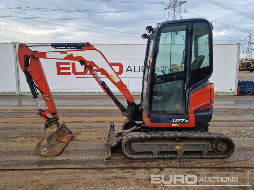2016 Kubota U27-4 - Ekskavator mini: gambar 2 2016 Kubota U27-4 - Ekskavator mini: gambar 2