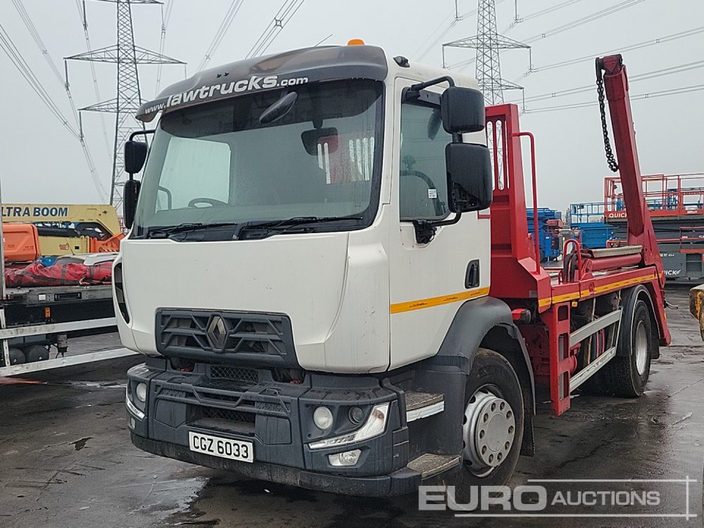 2016 Renault D18 - Truk skip loader: gambar 1 2016 Renault D18 - Truk skip loader: gambar 1