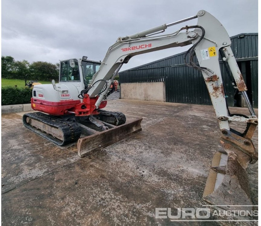 2016 Takeuchi TB260 - Ekskavator mini: gambar 2 2016 Takeuchi TB260 - Ekskavator mini: gambar 2