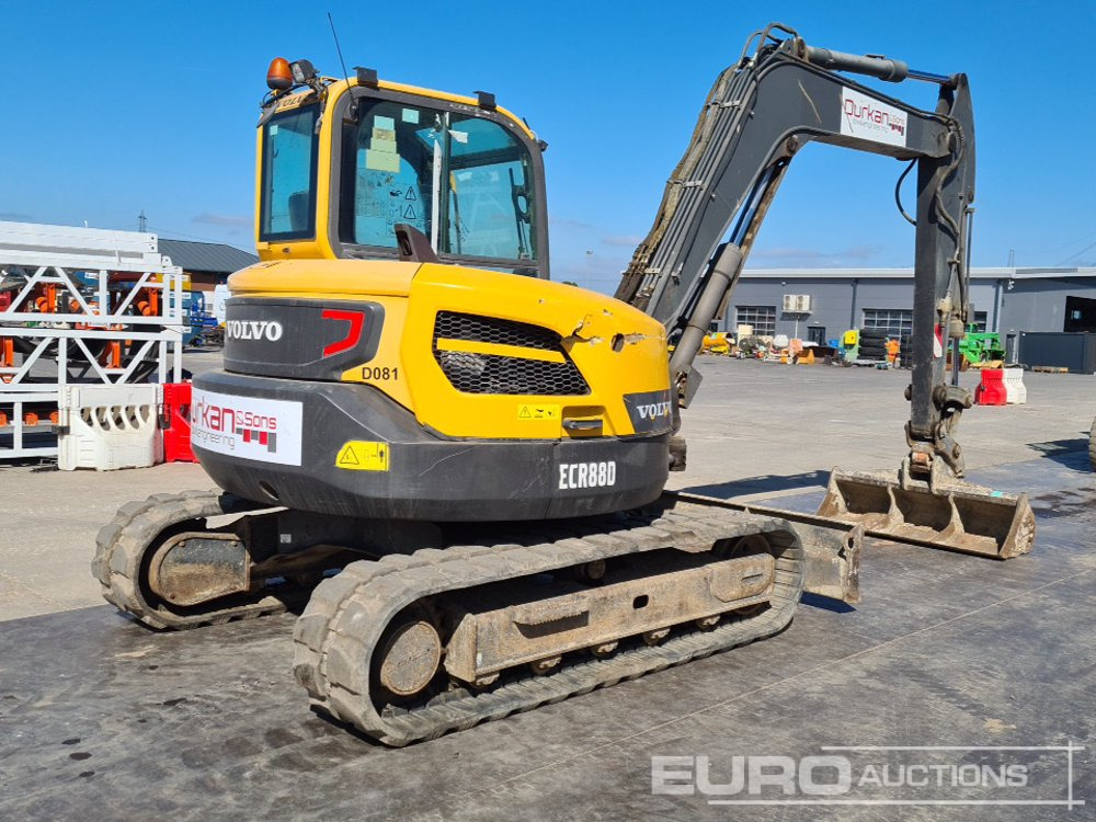 2016 Volvo ECR88D - Ekskavator mini: gambar 5 2016 Volvo ECR88D - Ekskavator mini: gambar 5