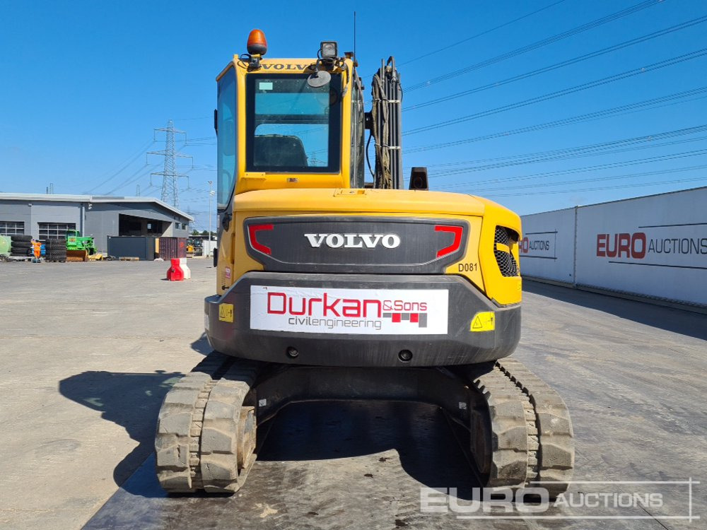 2016 Volvo ECR88D - Ekskavator mini: gambar 4 2016 Volvo ECR88D - Ekskavator mini: gambar 4