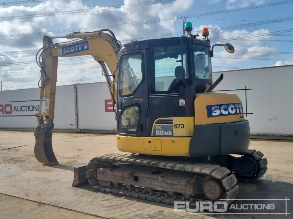 2017 Komatsu PC80MR-3 - Ekskavator mini: gambar 3 2017 Komatsu PC80MR-3 - Ekskavator mini: gambar 3