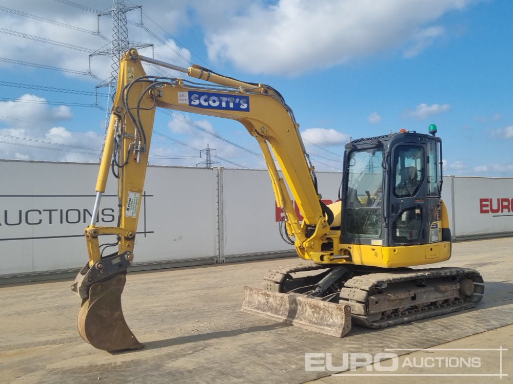 2017 Komatsu PC80MR-3 - Ekskavator mini: gambar 1 2017 Komatsu PC80MR-3 - Ekskavator mini: gambar 1