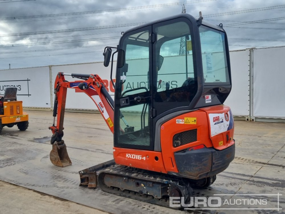 2017 Kubota KX016-4 - Ekskavator mini: gambar 3 2017 Kubota KX016-4 - Ekskavator mini: gambar 3