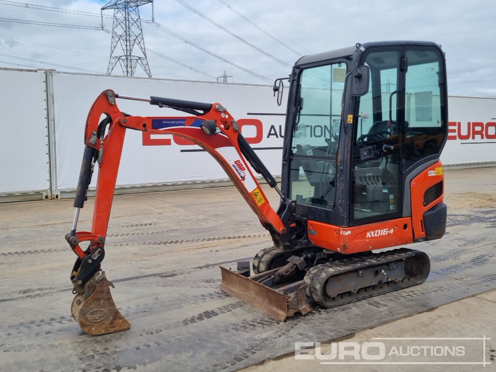 2017 Kubota KX016-4 - Ekskavator mini: gambar 1 2017 Kubota KX016-4 - Ekskavator mini: gambar 1