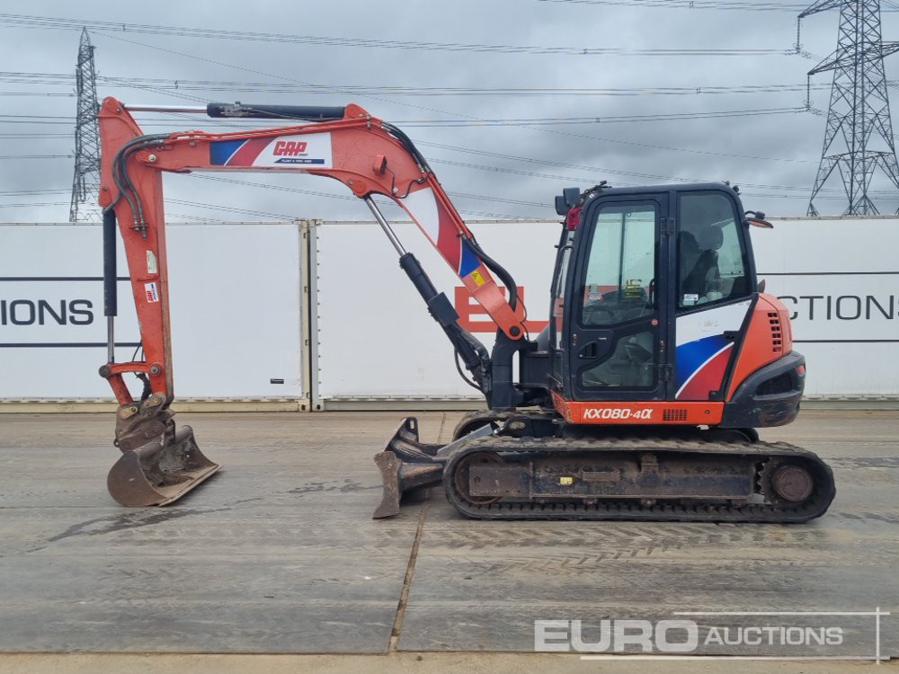 2017 Kubota KX080-4 - Ekskavator mini: gambar 2 2017 Kubota KX080-4 - Ekskavator mini: gambar 2
