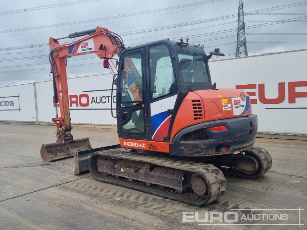 2017 Kubota KX080-4 - Ekskavator mini: gambar 3 2017 Kubota KX080-4 - Ekskavator mini: gambar 3