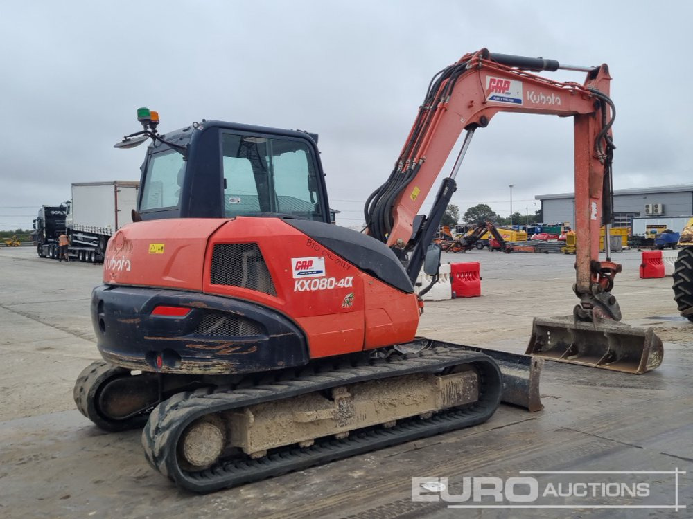 2017 Kubota KX080-4 - Ekskavator mini: gambar 5 2017 Kubota KX080-4 - Ekskavator mini: gambar 5