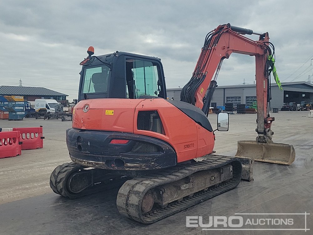 2017 Kubota KX080-4A - Ekskavator mini: gambar 5 2017 Kubota KX080-4A - Ekskavator mini: gambar 5