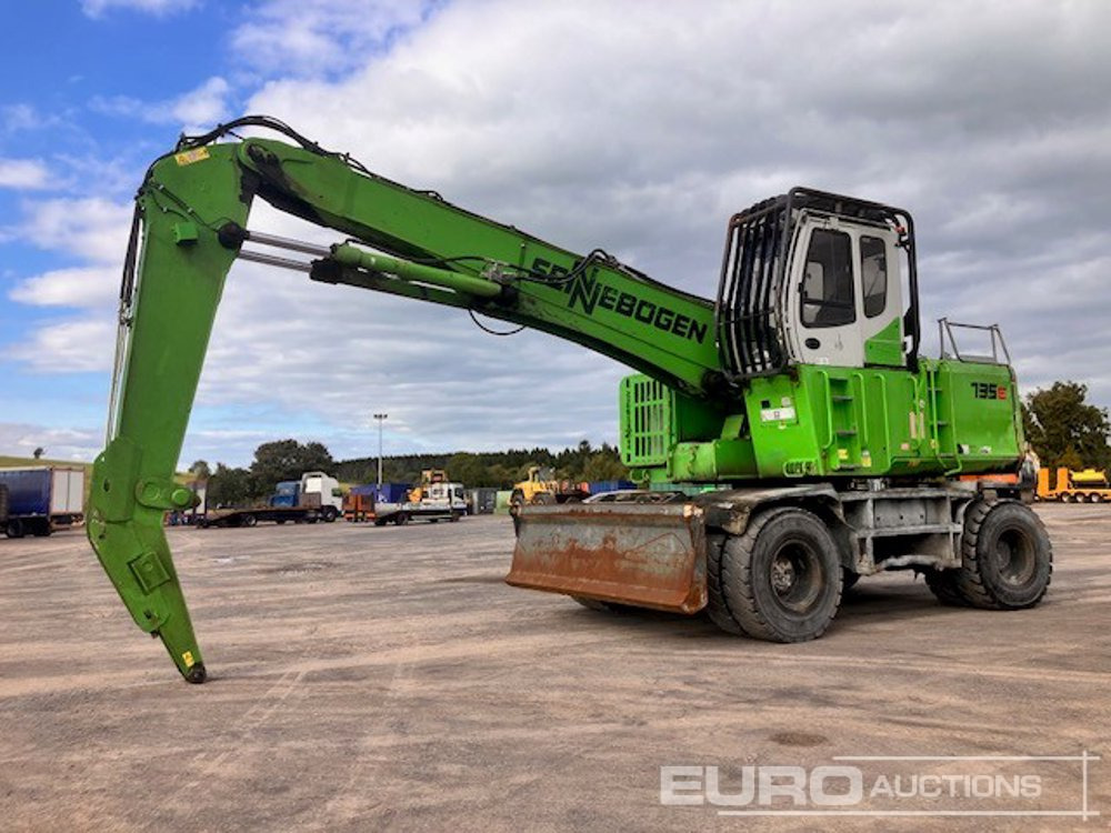 2017 Sennebogen 735E - Ekskavator roda: gambar 1 2017 Sennebogen 735E - Ekskavator roda: gambar 1