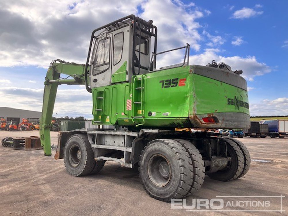2017 Sennebogen 735E - Ekskavator roda: gambar 3 2017 Sennebogen 735E - Ekskavator roda: gambar 3