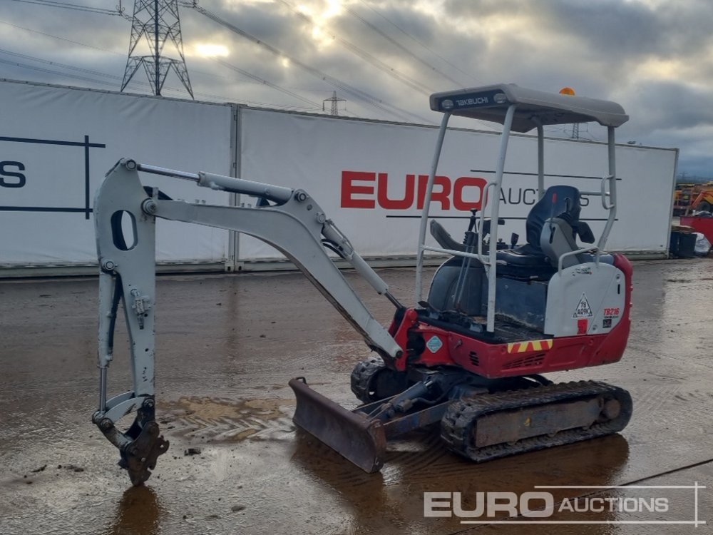 2017 Takeuchi TB216 - Ekskavator mini: gambar 1 2017 Takeuchi TB216 - Ekskavator mini: gambar 1