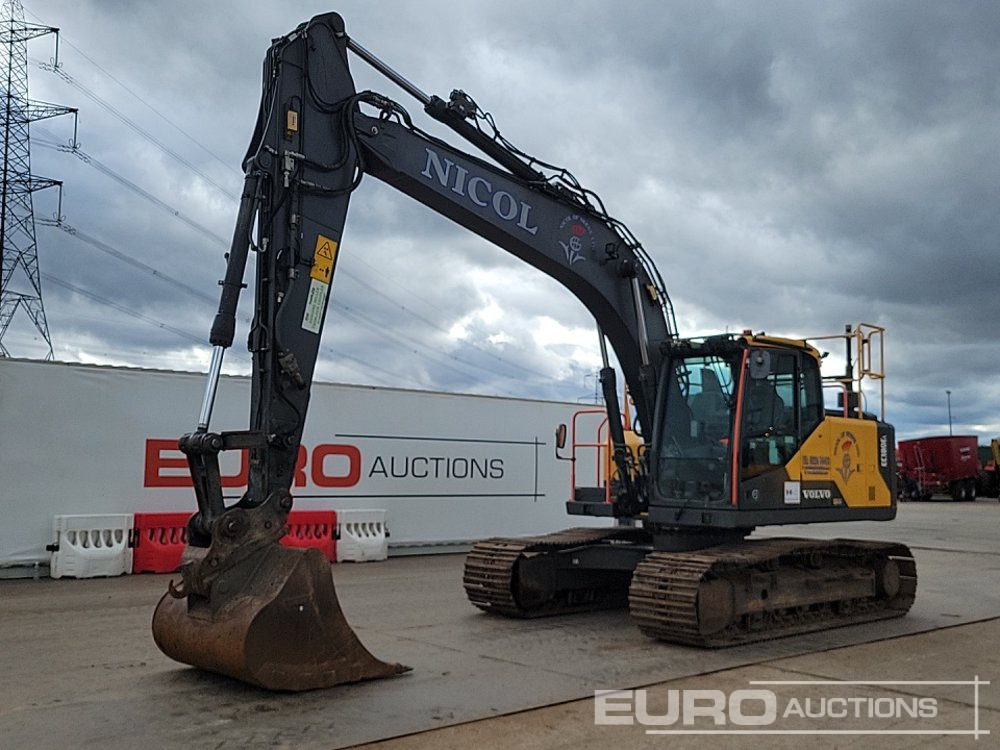 2017 Volvo EC180EL - Ekskavator perayap: gambar 1 2017 Volvo EC180EL - Ekskavator perayap: gambar 1