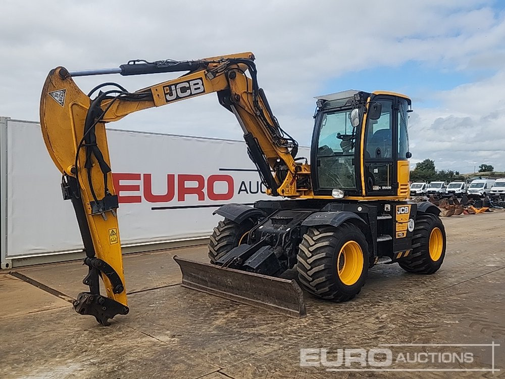 2018 JCB Hydradig 110WT - Ekskavator roda: gambar 1 2018 JCB Hydradig 110WT - Ekskavator roda: gambar 1
