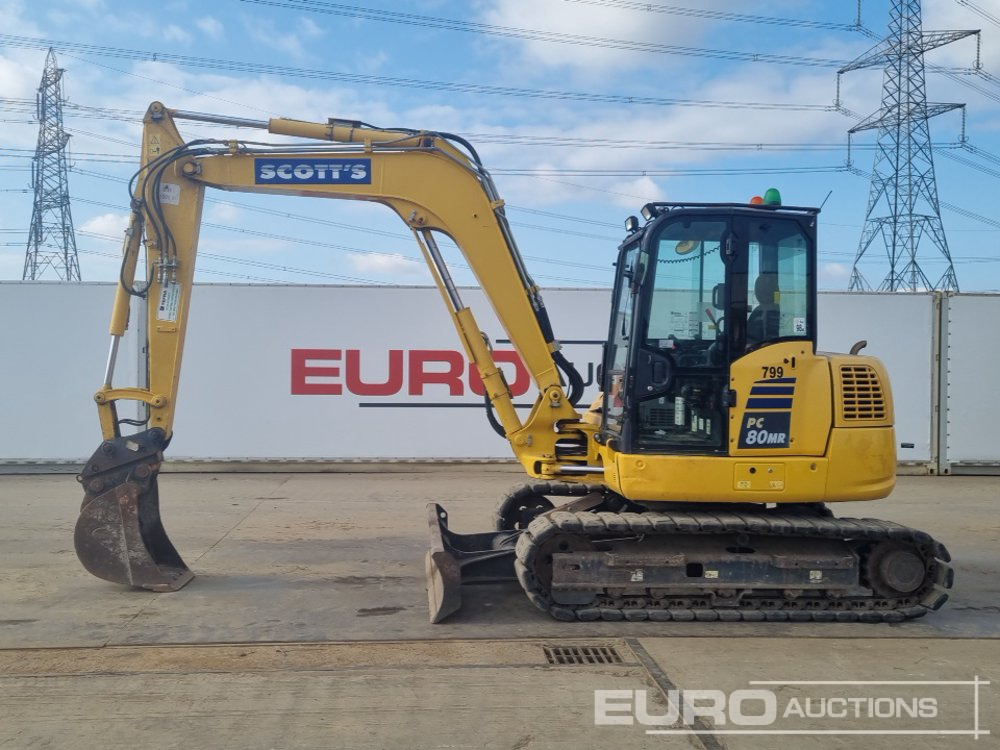 2018 Komatsu PC80MR-5 - Ekskavator mini: gambar 2 2018 Komatsu PC80MR-5 - Ekskavator mini: gambar 2