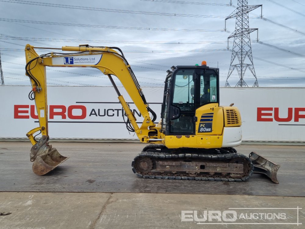 2018 Komatsu PC80MR-5 - Ekskavator mini: gambar 2 2018 Komatsu PC80MR-5 - Ekskavator mini: gambar 2