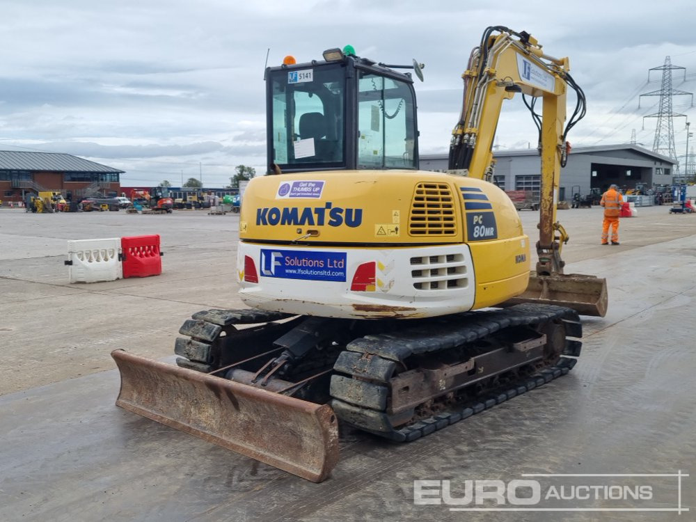 2018 Komatsu PC80MR-5 - Ekskavator mini: gambar 5 2018 Komatsu PC80MR-5 - Ekskavator mini: gambar 5