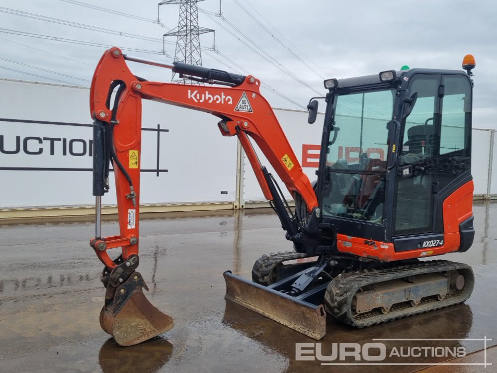 2018 Kubota KX027-4 - Ekskavator mini: gambar 1 2018 Kubota KX027-4 - Ekskavator mini: gambar 1