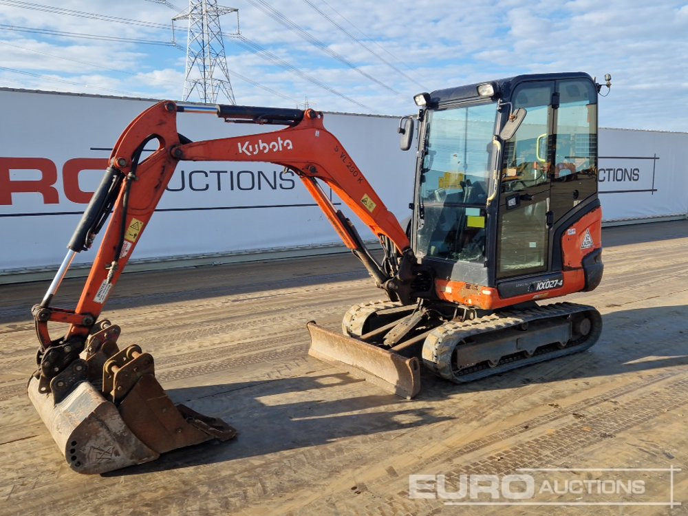 2018 Kubota KX027-4 - Ekskavator mini: gambar 1 2018 Kubota KX027-4 - Ekskavator mini: gambar 1