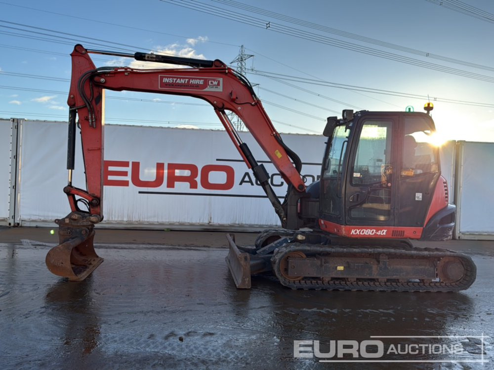 2018 Kubota KX080-4A - Ekskavator mini: gambar 2 2018 Kubota KX080-4A - Ekskavator mini: gambar 2