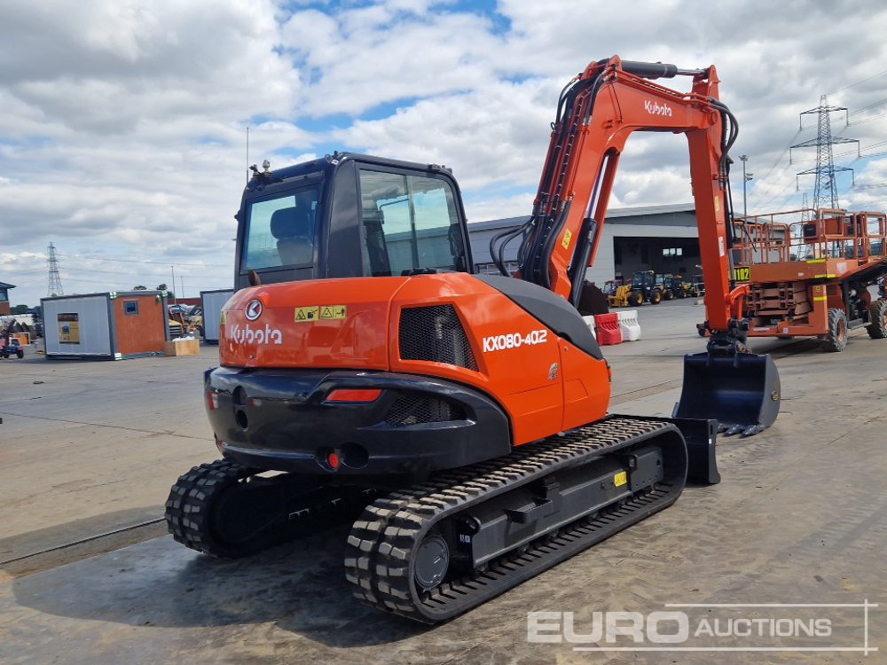 2018 Kubota KX080-4A - Ekskavator mini: gambar 5 2018 Kubota KX080-4A - Ekskavator mini: gambar 5