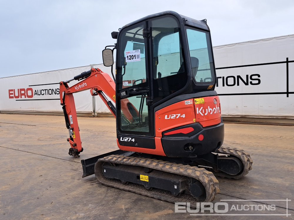 2018 Kubota U27.4 - Ekskavator mini: gambar 3 2018 Kubota U27.4 - Ekskavator mini: gambar 3