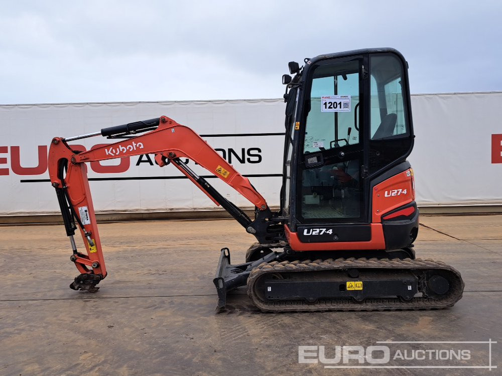 2018 Kubota U27.4 - Ekskavator mini: gambar 2 2018 Kubota U27.4 - Ekskavator mini: gambar 2