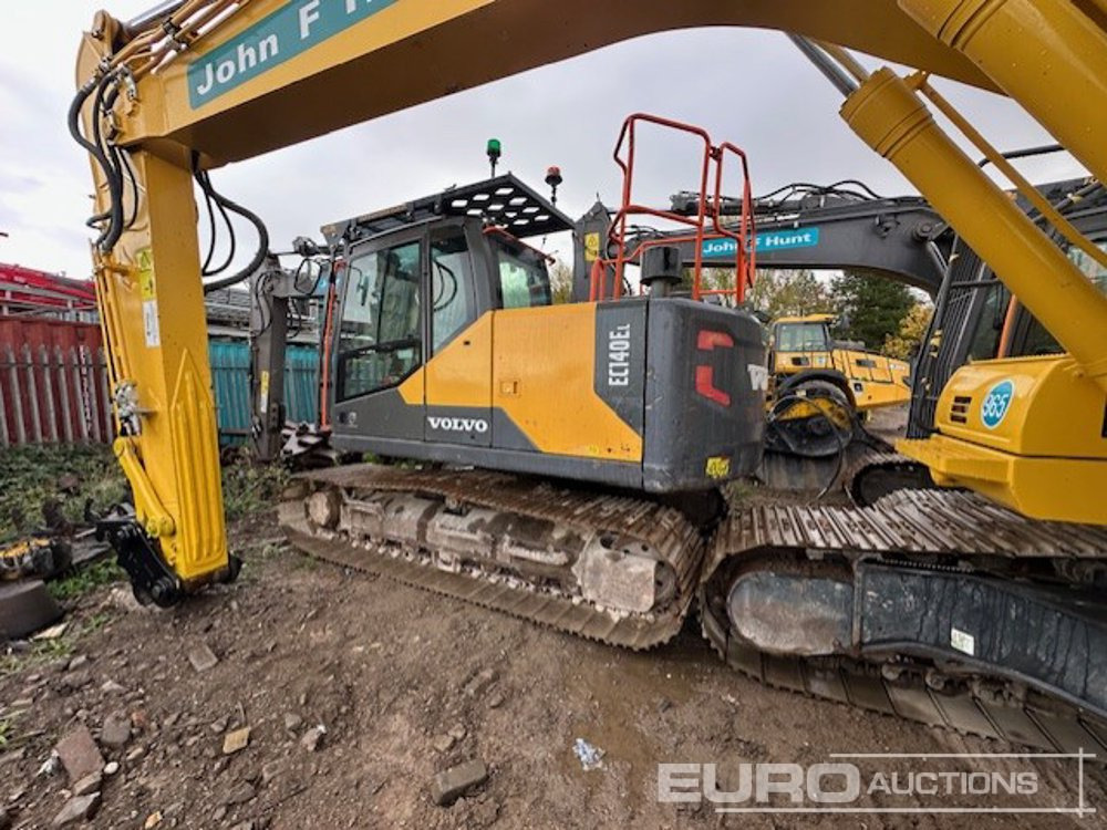 2018 Volvo EC140EL - Ekskavator perayap: gambar 2 2018 Volvo EC140EL - Ekskavator perayap: gambar 2