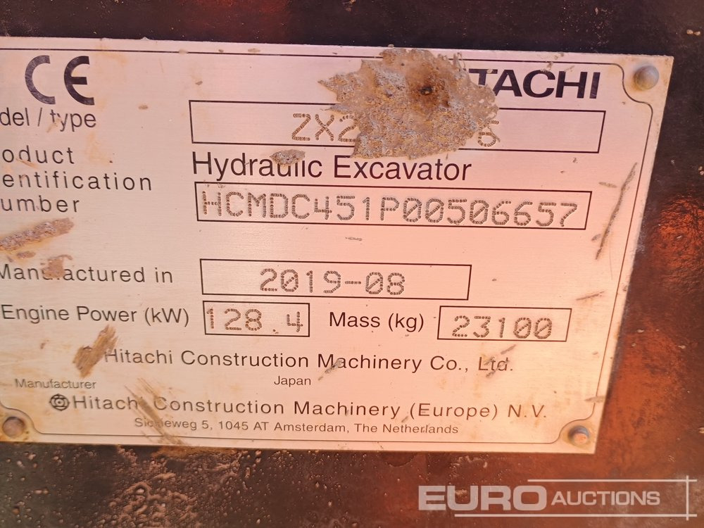 2019 Hitachi ZX210LC-6 - Ekskavator perayap: gambar 3 2019 Hitachi ZX210LC-6 - Ekskavator perayap: gambar 3